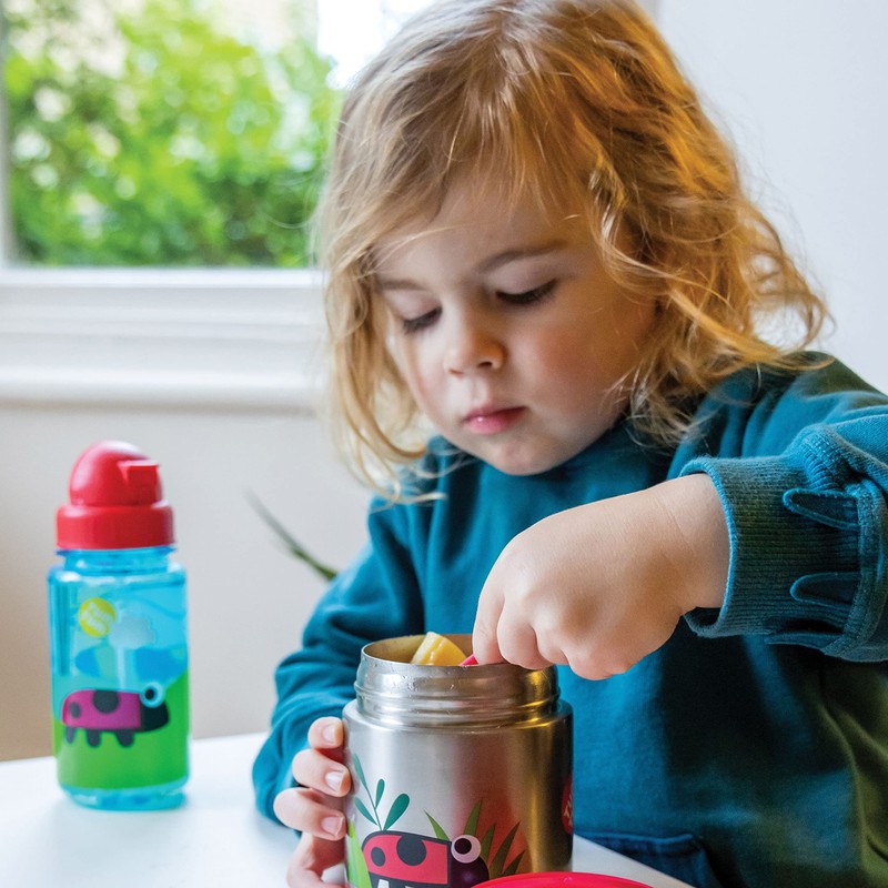 TUM TUM Kids Food Flask with Magnetic Spork & Easy