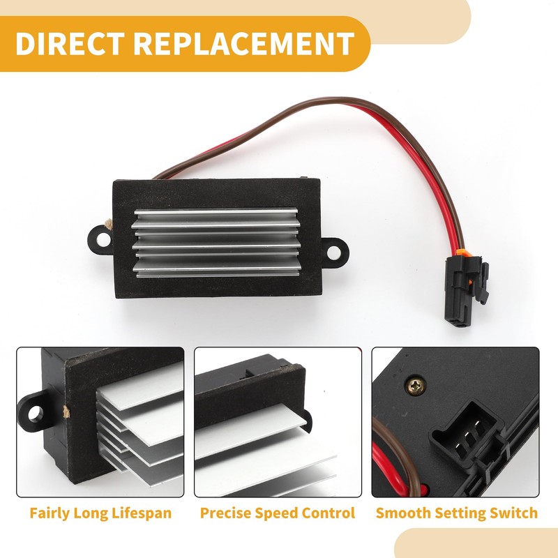 Partuto HVAC Blower Motor Resistor Heater Blower Resistor for Hummer