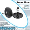 ECOTRIC Universal Snow Plow Skid Shoes Compatible with Polaris ATV