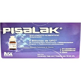 PISALAK Probióticos con Fibra  Suplemento Alimenticio 30 Cápsulas                                                                                     