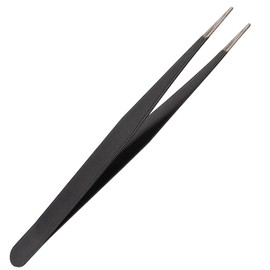 Craft County Precision Tweezers – Anti-Static Stainless-Steel Tweezers – Broad Length