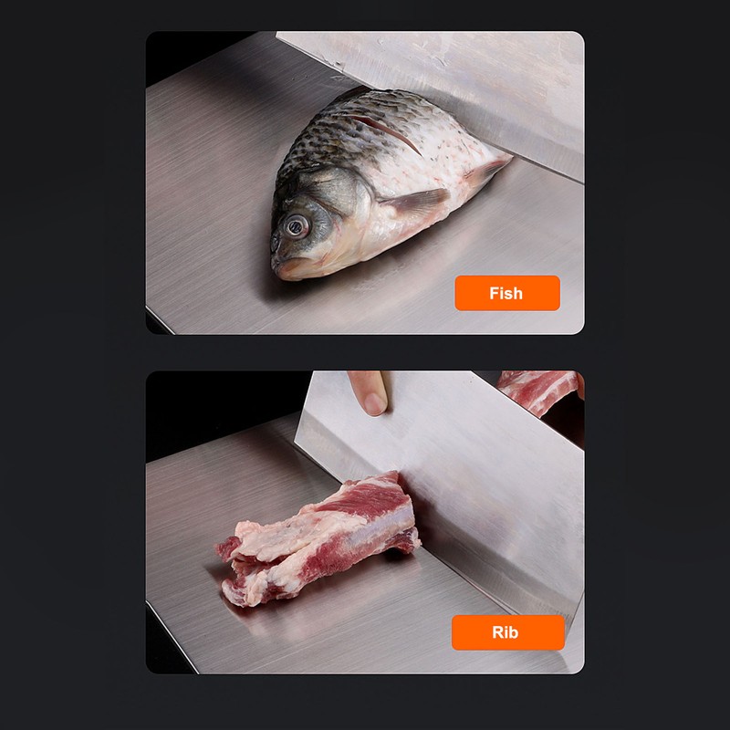 Cutting Board Double Sided 304 Stainless Steel Easy Cleaning for