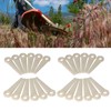 24pcs Trimmer Blade Heads Replacements Brush Cutter Trimmer Weed Eater