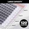 DIY Eyelash Extension Lash Clusters 120 Clusters False Eyelash 3D