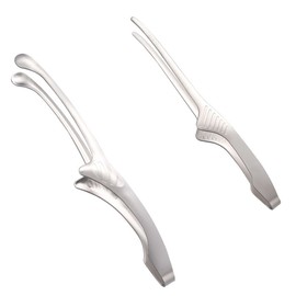 Floating tongs, stainless steel meat tongs, camping barbecue tongs, cooking tweezers 1+1, slim type + round tweezers tongs / 뜨는집게 스텐 고기집게 캠핑 바베큐집게 요리핀셋 1+1, 슬림형 + 원형 핀셋 집게