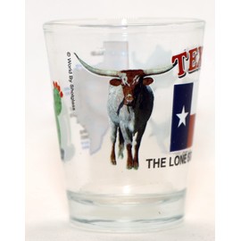 Texas The Lone Star State All-American Collection Shot Glass