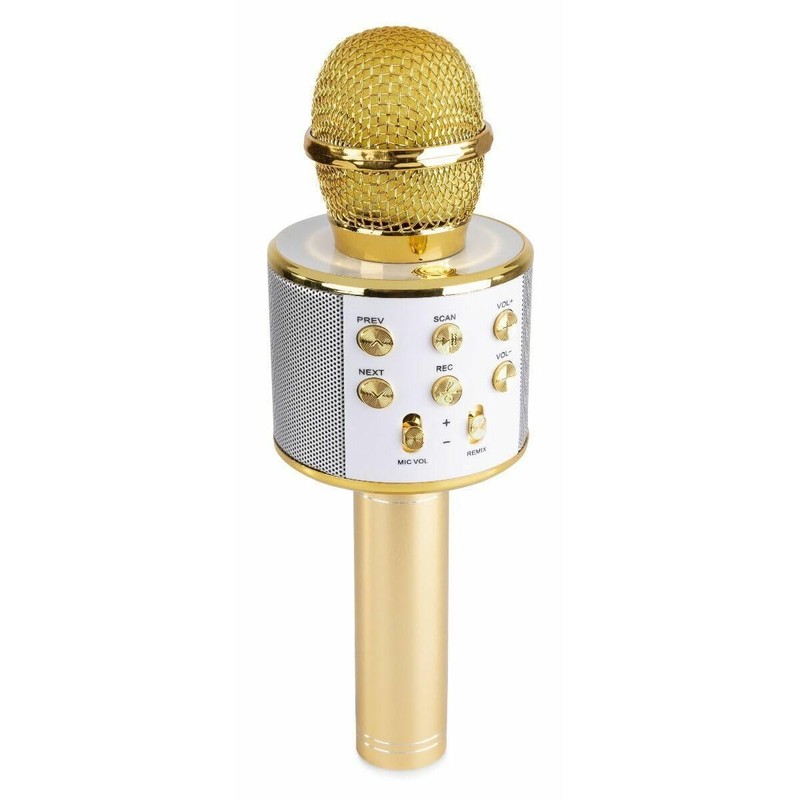 MAX KM01 2x Wireless Karaoke Microphones for Kids with Bluetooth,