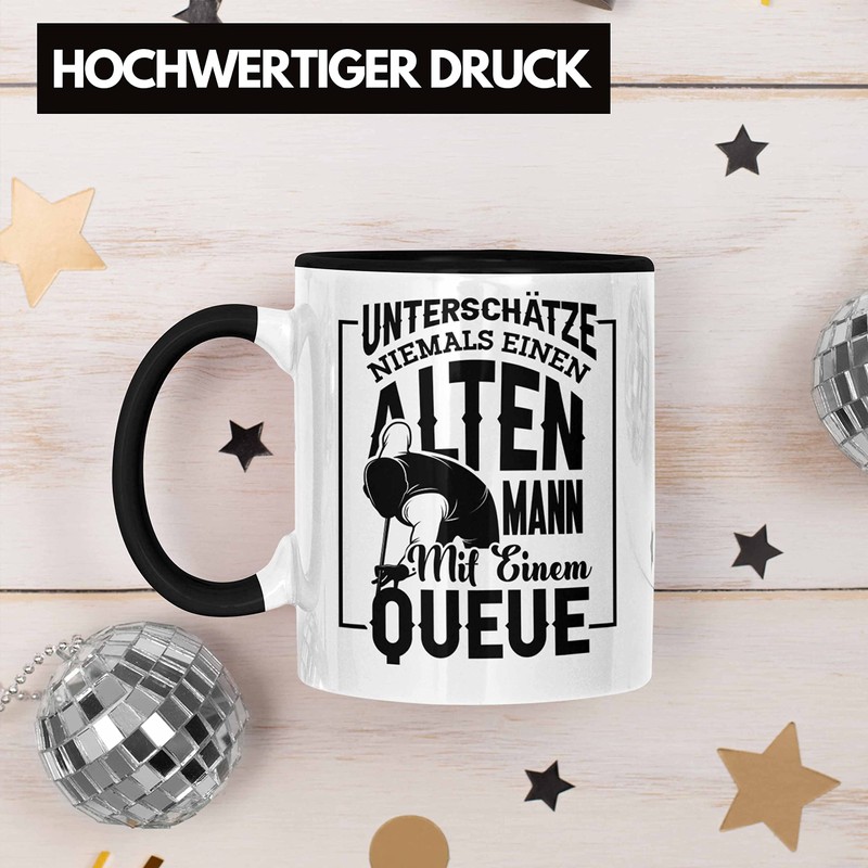 Trendation - Billiard Pool Cup Gift Underestimate Never An Old