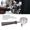 58mm Double Spouts Portafilter for Nuova Coffee Machines Stainless Steel