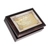 Wings of Gold Loved One Watching Burlwood Jewelry Music Box