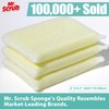 Mr. Scrub All-Purpose Sponges, Non Scratch, for Washing and Cleaning