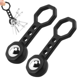 2 Pcs Stud Finder Wall Scanner, Magnetic Stud Finder for Drywall, Wood, No Batteries (Black)