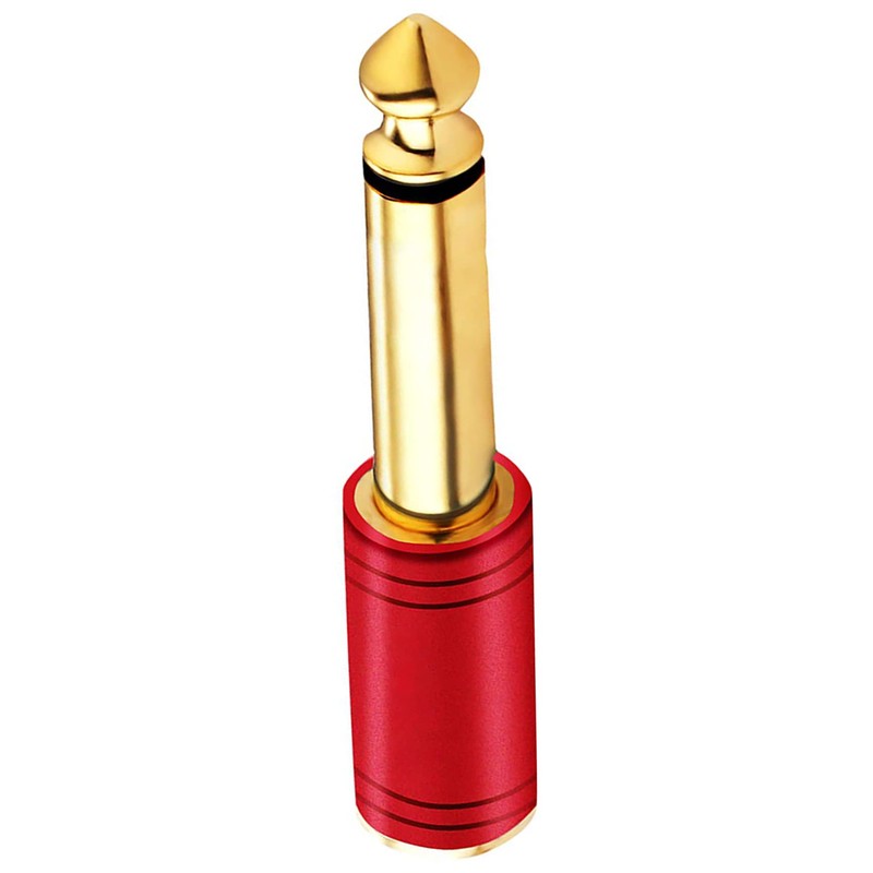RCA to 1/4 Adapter, tunghey Gold Plated Pure Copper RCA