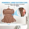 REEZEIVI Bath Pillows for Tub,Bath Pillow with 6 Non-Slip Suction