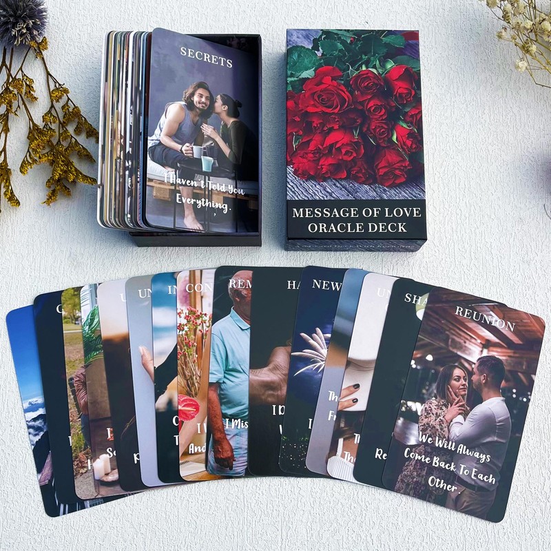 DPEHAKMK Message of Love Oracle Cards, Oracle Cards for Beginners,