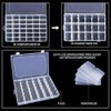 Timotech Paquete de 2 Cajas Organizadoras de Plástico, Transparente de