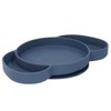 Kids Divided Plates Safe Silicone Foldable Prevent Slipping Toddler Suction