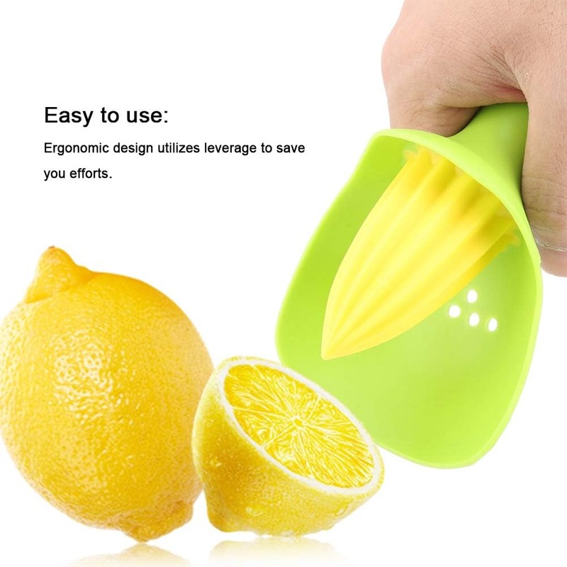 Lemon Squeezer with Splash Guard and Core Catcher, Fruit Press,