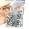 ZDingTech 25pcs 3/8-16 Acorn Cap Nuts,3/8-16 Cap Nuts,Acorn Hex Cap
