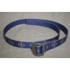 Parachute Style Belt Blue Made in USA Large 48 1/2