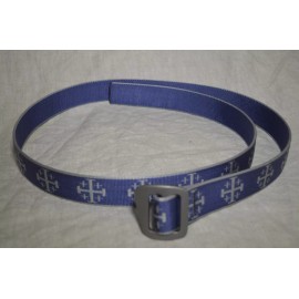 Parachute Style Belt Blue Made in USA Large 48 1/2 x 1 1/8