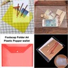 36Pack Plastic Wallets Folders - A4 Plastic Folders Document Folder