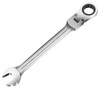 cSeao 27mm Flex-Head Ratcheting Combination Wrench 72-Teeth, Cr-V Constructed, Chrome