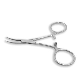O.R. Grade Mosquito Hemostat Forceps, 3.5", Curved, Stainless Steel