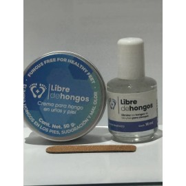 Kit Libre Dehongos Crema Y Tratamiento Para Uñas Y Pies