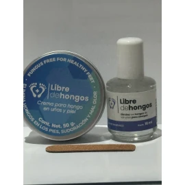 Kit Libre Dehongos Crema Y Tratamiento Para Uñas Y Pies