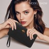 imeetu Women's Wristlet Clutch Purse Leather Cell Phone Wallet Handbag