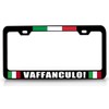 Custom Brother - VAFFANCULO! Italian Flag Metal Car SUV Truck