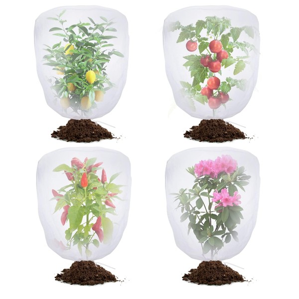 Bird Netting for Garden Protection - 4 Pack Garden Netting