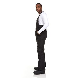 Arctic Quest - Overol para Hombre con Aislamiento para Nieve y esquí, Pantalones de Nieve, Snowboard para Hombre, para Pesca, Caza, Motos de Nieve, Negro Vivo, XX-Large