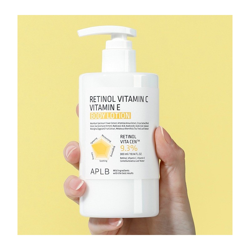 APLB 레티놀 비타민C 비타민E 바디로션, 300ml, 1개 APLB Retinol Vitamin