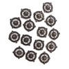 Nautical Compass Push Pins Set of 15pc Oil Rubbed Bronze