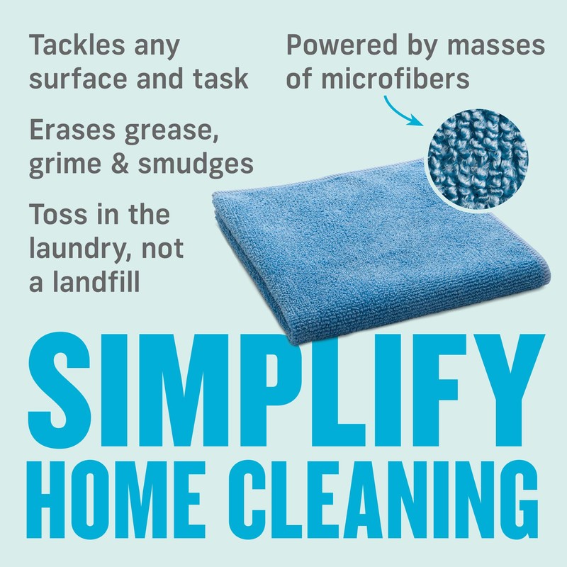 E-Cloth General Purpose Cloth - Durable Premium Microfiber for Chemical-Free
