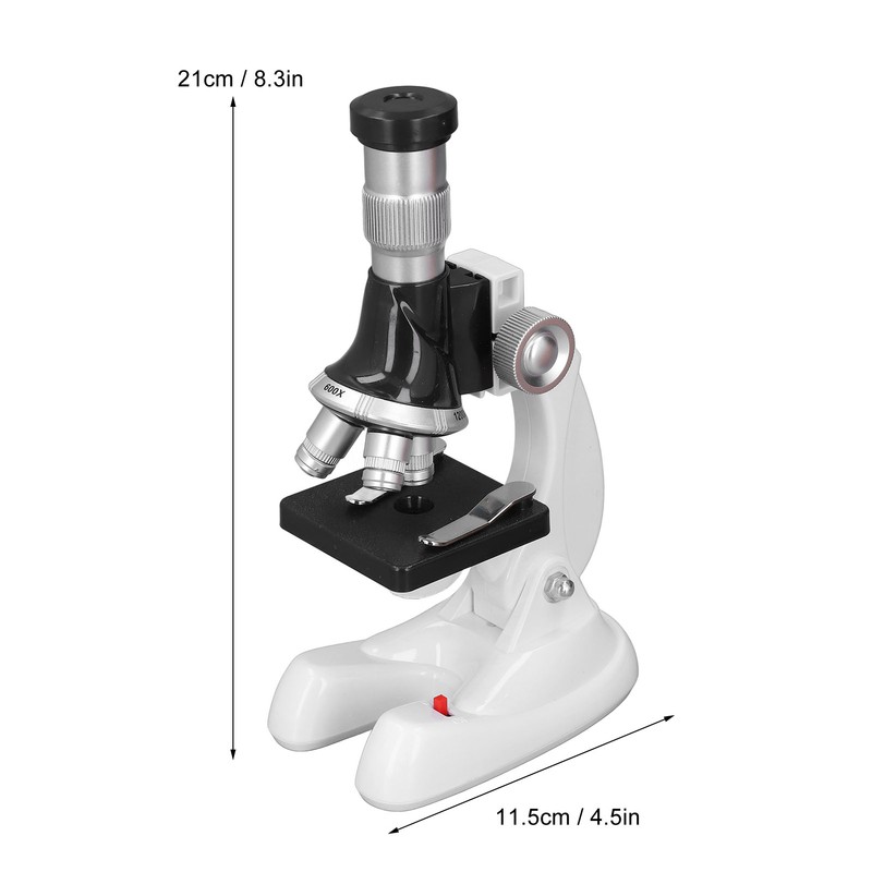 Children Science Microscope Kit 1200X Magnification Biological HD Educational Science