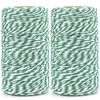 200M Green and White String Twine, Craft Cotton Thread Durable