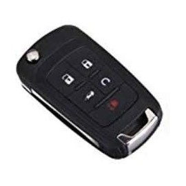 AmericanLocksmithSupply Compatible with 2013-2016 Cherolet Malibu 5 Button with Remote Start Flip Key