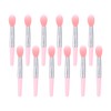 12pc Pink & White Silicone Mini Lip Balm Applicator -