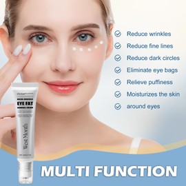 Instant Reduces Under-Eye Bags: Retinol Under Eye Cream - Eyebag Cream for Puffiness, Dark Circles,Fine Lines, Wrinkle, Anti-Aging Under Eye, Firms The Delicate Skin Under The Eyes 0.7 OZ -grey