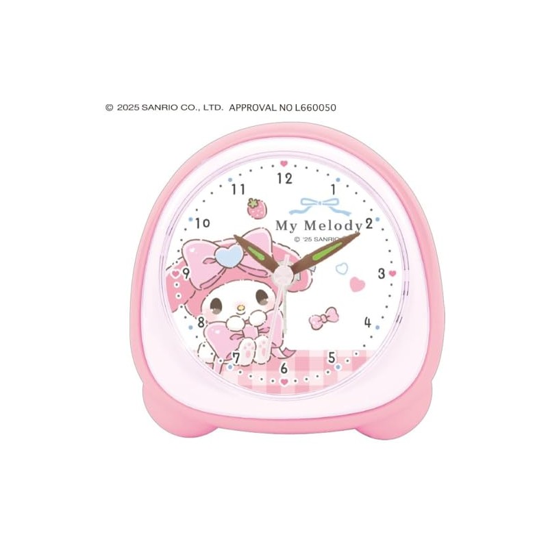 Sanrio My Melody Mini Light Clock, Lunn Ribbon