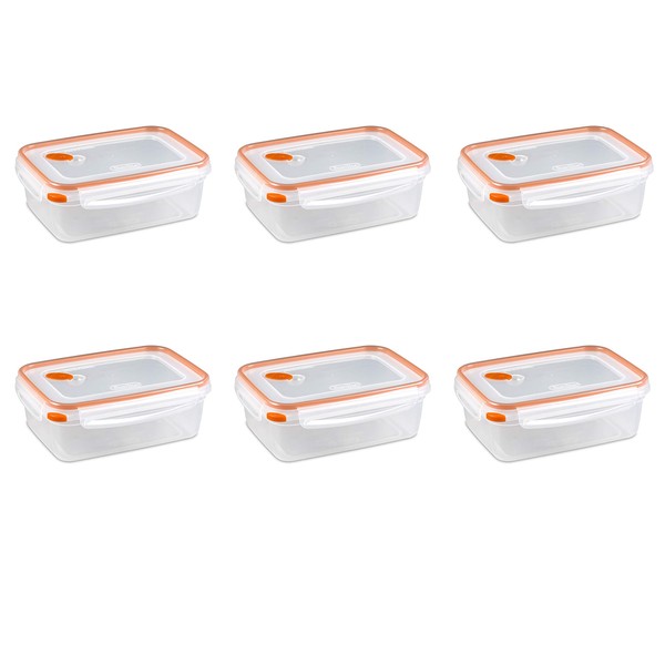 Sterilite 0 Ultra Seal 8.3 Cup Food Storage Container, Clear
