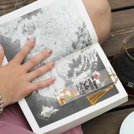 AFRITEE UV DTF Bookmark Wraps - 24 Sheets Español Biblia Flower UV DTF Stickers for Blank Bookmark Decor, Cristianismo Motivational Quotes Acrylic Bookmarks Transfer Stickers Decals Decoration