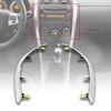 Getfarway Left & Right Lower Side Central Dashboard Cover Strip