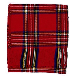 The Scotland Kilt Company Women's Budget Sash for Kilt - Ladies Scottish Tartan 100% Acrylic Lightweight Scarf - 88” x 9”