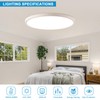 20 Inch White Large LED Flush Mount Ceiling Light, Ultra-Thin,