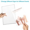 Youeon Large Acrylic Donation Box with Lock, 6.7 x 5