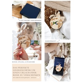 JoliCoon Globe Money Gift Travel - World Map Money Gift - Travel Fund Money Gift Holiday - Travel Voucher Gift Packaging